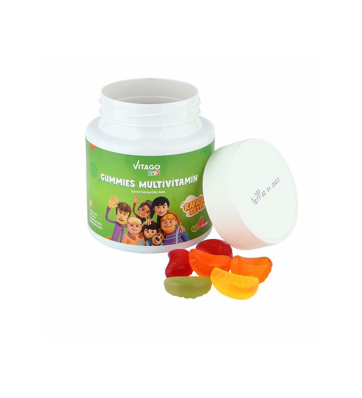 Vitago Vitago Kids Gummies Multivitamin Multimineral İçeren Çiğnenebilir Form - 60 Adet