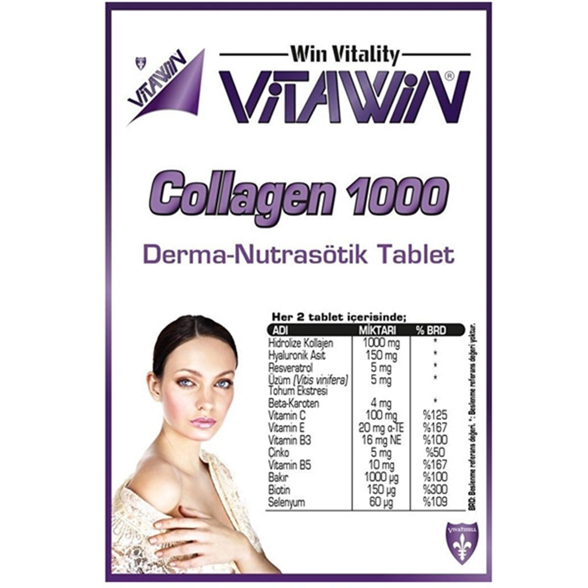 VİTAWİN Vitawin Collagen 1000 60 Tablet