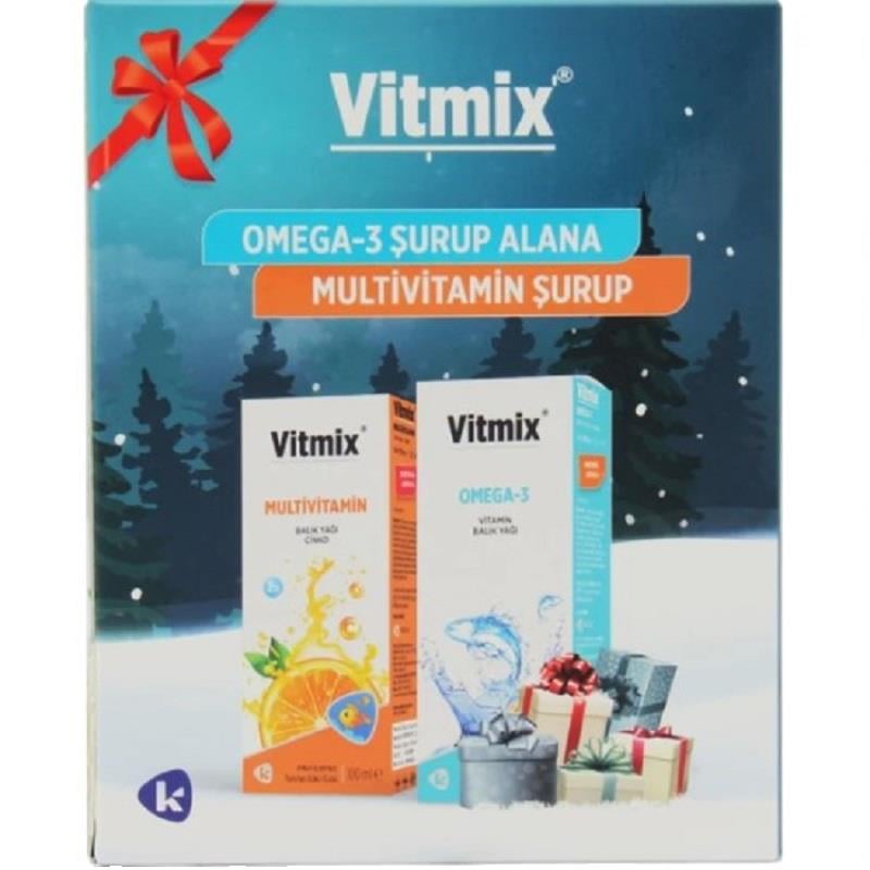 Vitmix Vitmix Omega 3 Şurup 100 ml + Multivitamin Şurup 100 ml
