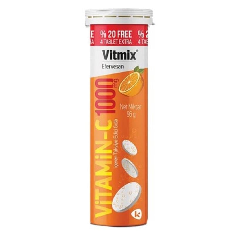 Vitmix Vitmix Vitamin-C 1000 mg 24 Efervesan Tablet