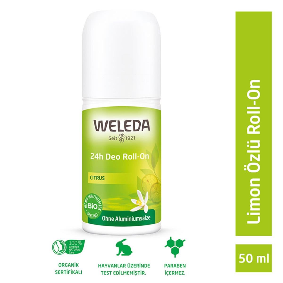 Weleda Weleda Limon Özlü Doğal Roll-On Deodorant 50 ml