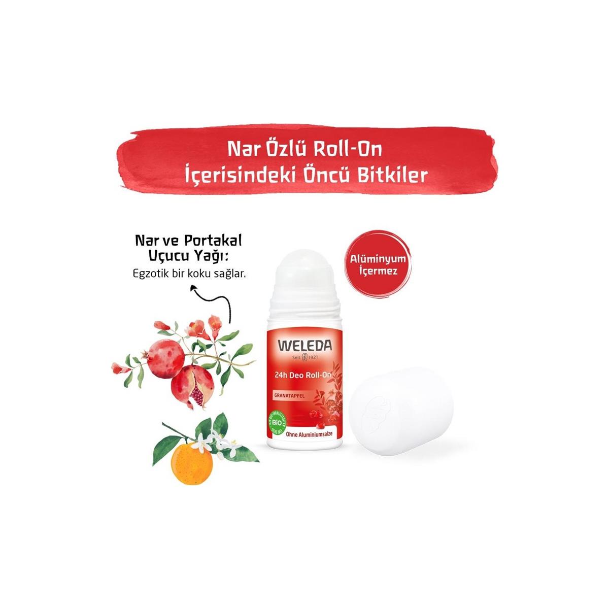 Weleda Weleda Nar Özlü Doğal Roll-On Deodorant 50 ml
