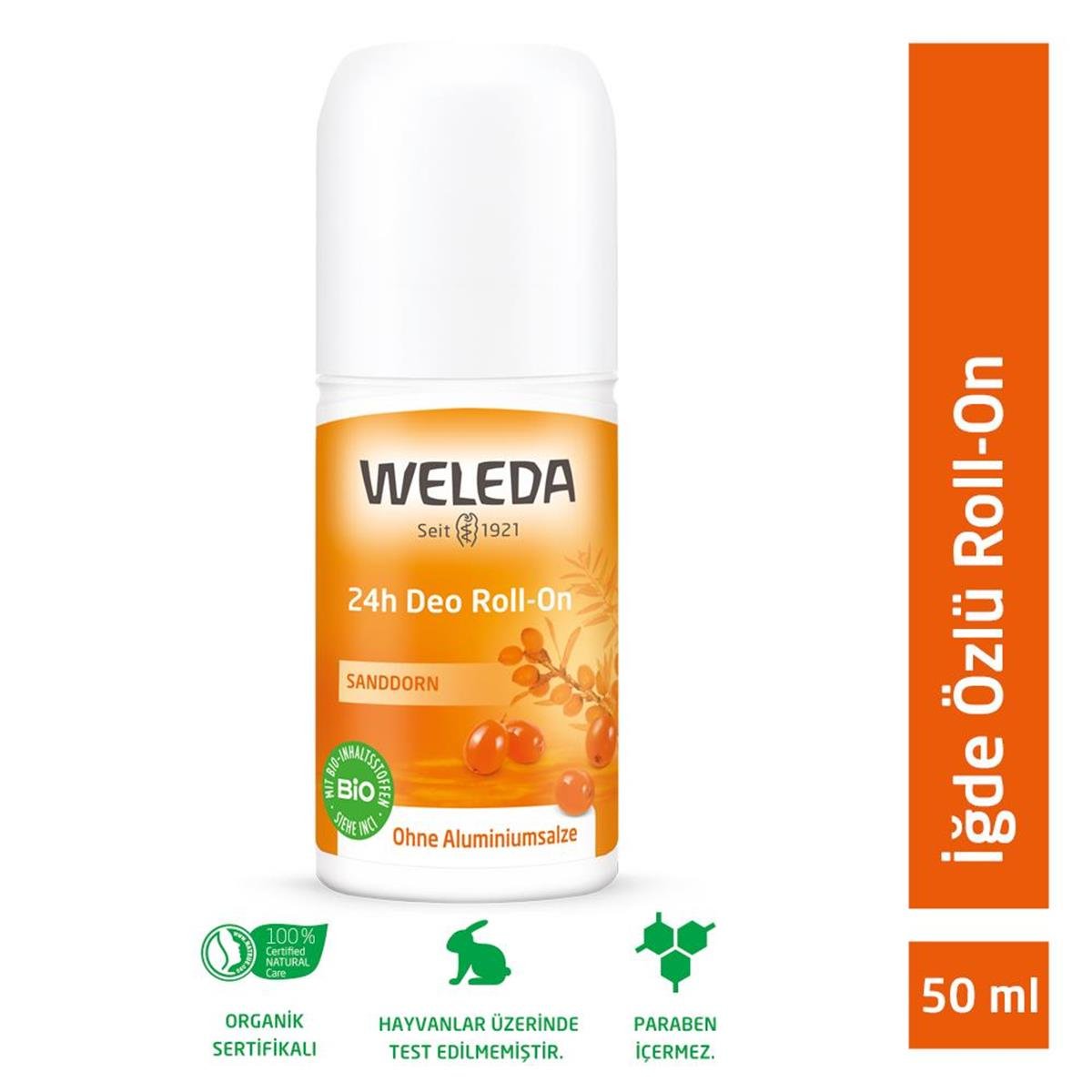 Weleda Weleda Yabani İğde Özlü Doğal Roll-On Deodorant 50 ml