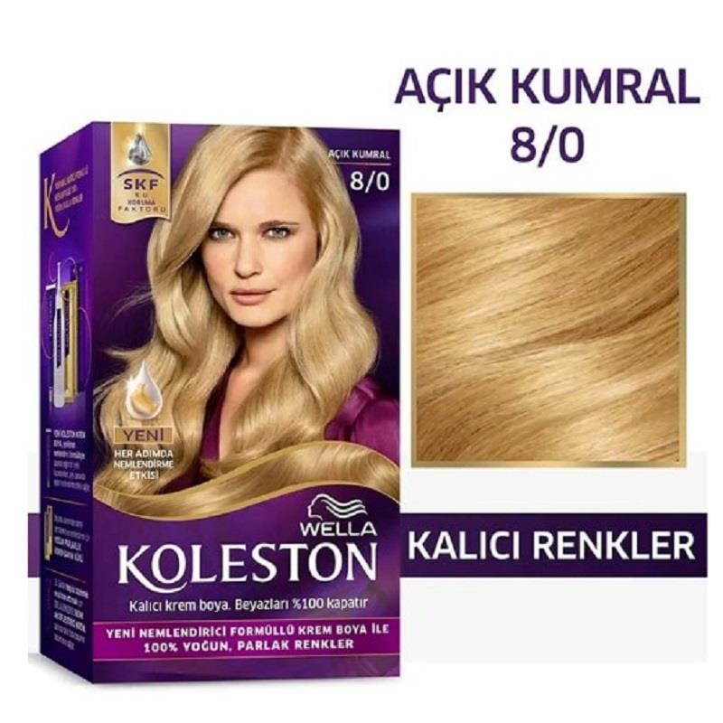 Wella Koleston Kit 8/0 Açık Kumral Saç Boyası