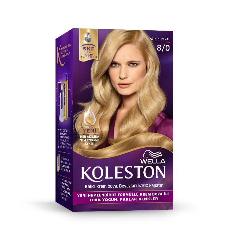 Wella Koleston Kit 8/0 Açık Kumral Saç Boyası