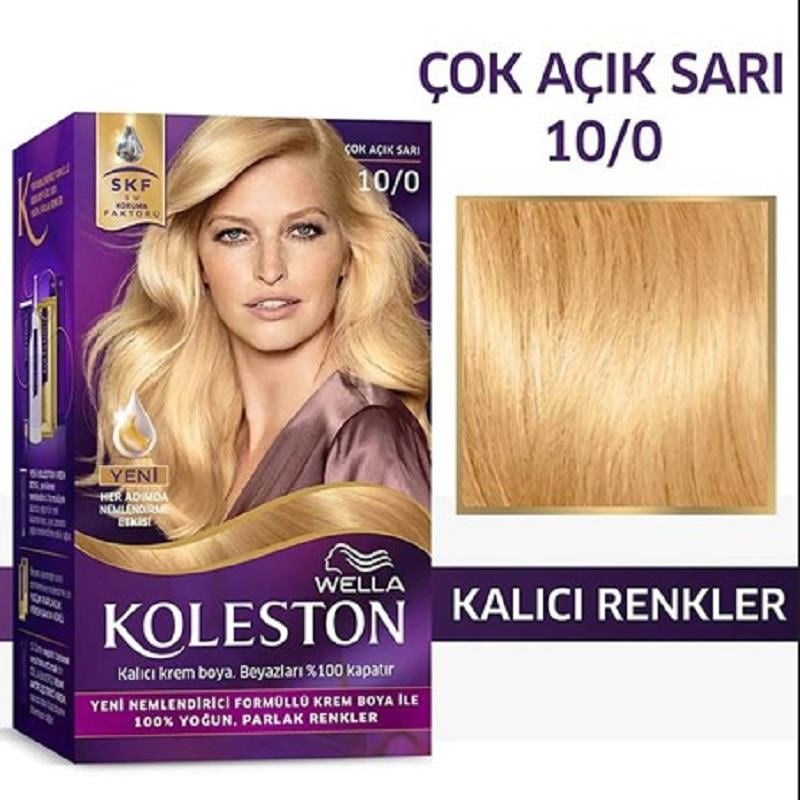Wella Koleston Kit Saç Boyası 10/0 Çok Açık Sarı