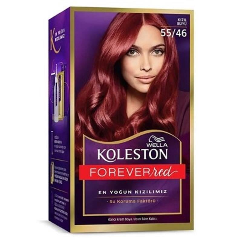 Wella Koleston Kit Saç Boyası 55/46 Kızıl Büyü