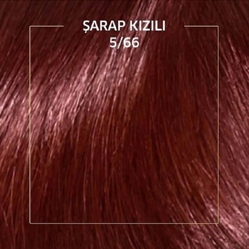Wella Koleston Kit Saç Boyası 5/66 Şarap Kızılı