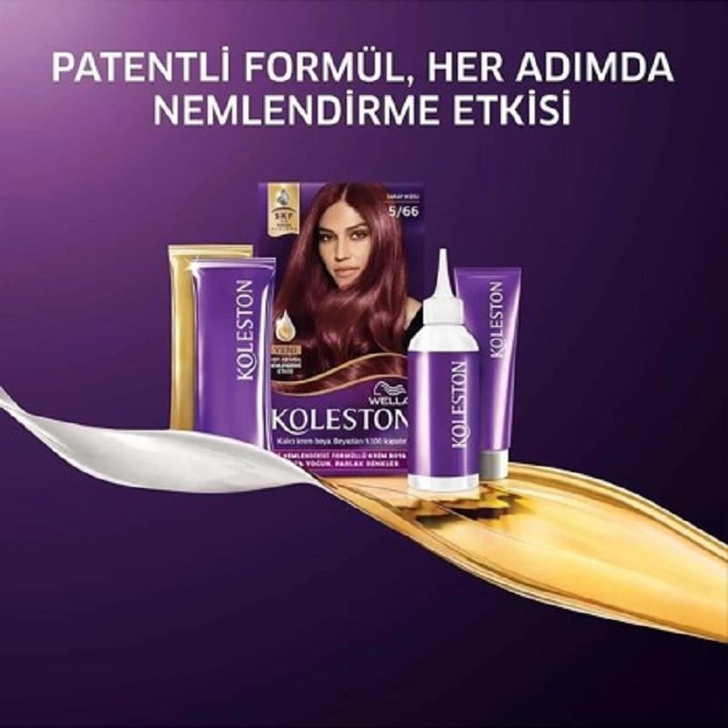 Wella Koleston Kit Saç Boyası 5/66 Şarap Kızılı