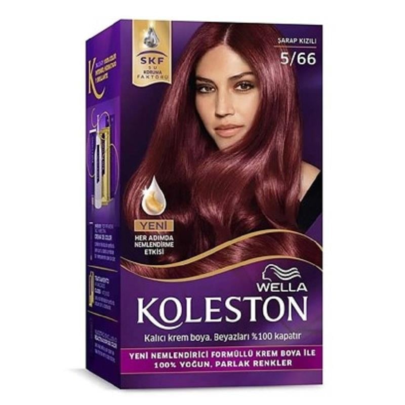 Wella Koleston Kit Saç Boyası 5/66 Şarap Kızılı
