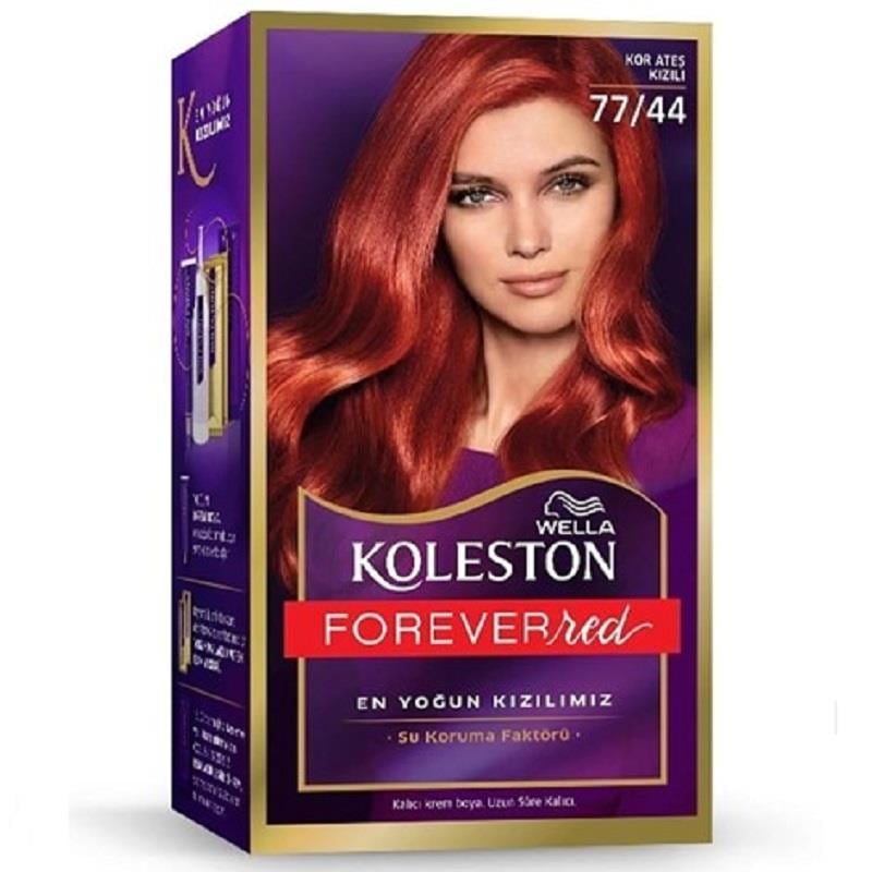 Wella Koleston Kit Saç Boyası 77/44 Kor Ateşi Kızılı