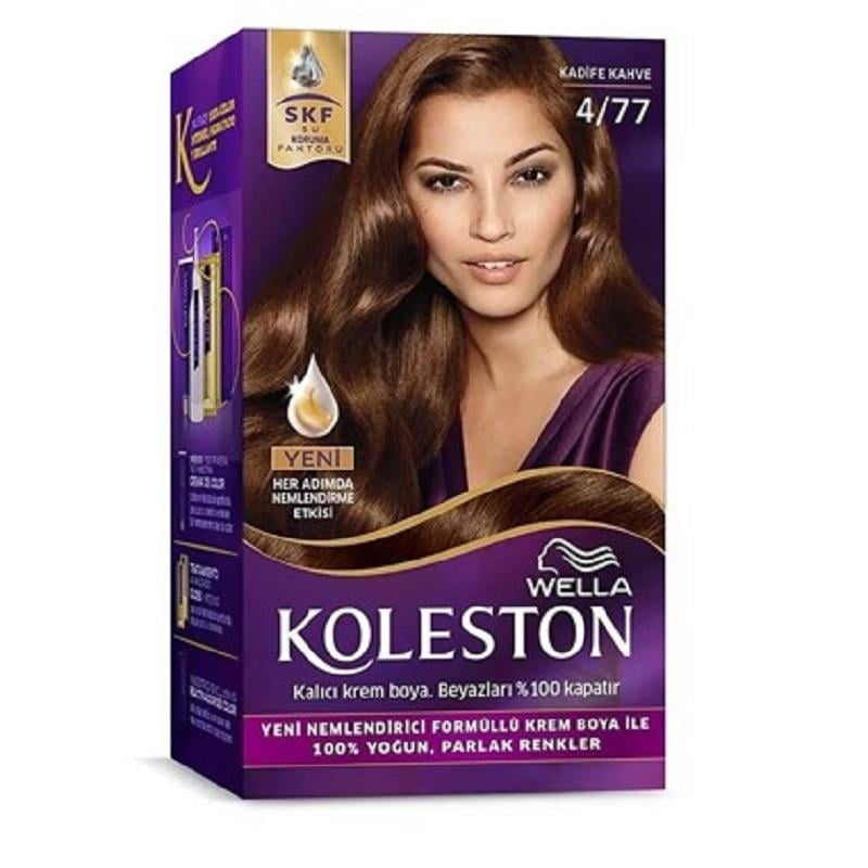 Wella Koleston Kıt Saç Boyası 7/77 Işıltılı Kahve