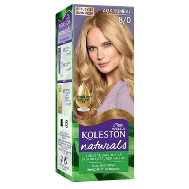 Wella Koleston Naturals Boya 8/0 Açik Kumral