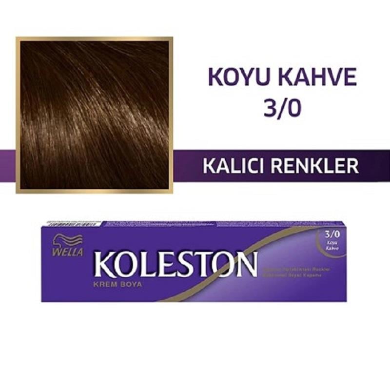 Wella Koleston Tüp 3/0 Koyu Kahve