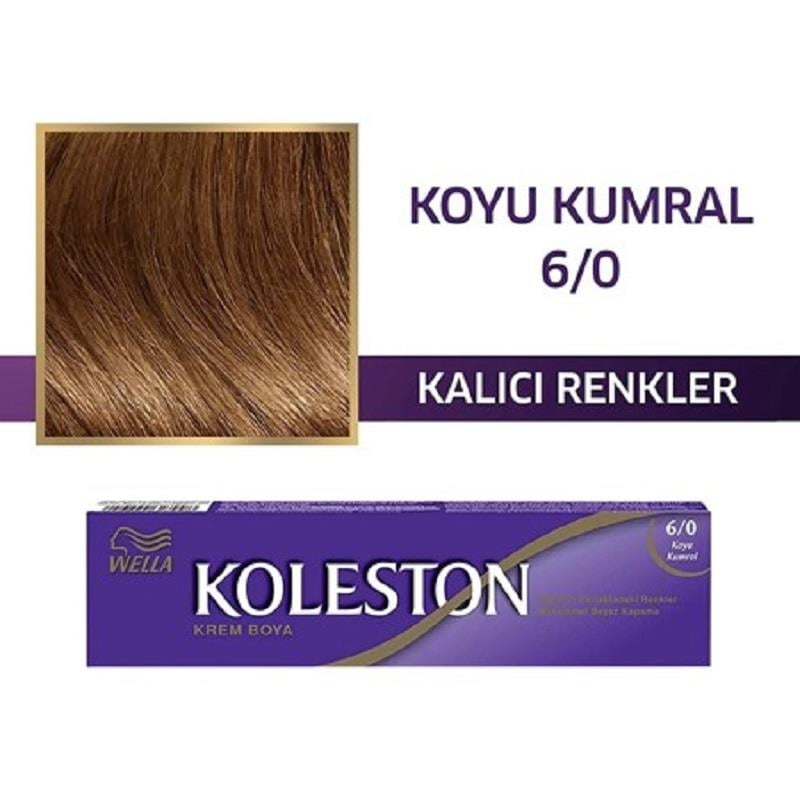Wella Koleston Tüp Boya 6/0 Koyu Kumral