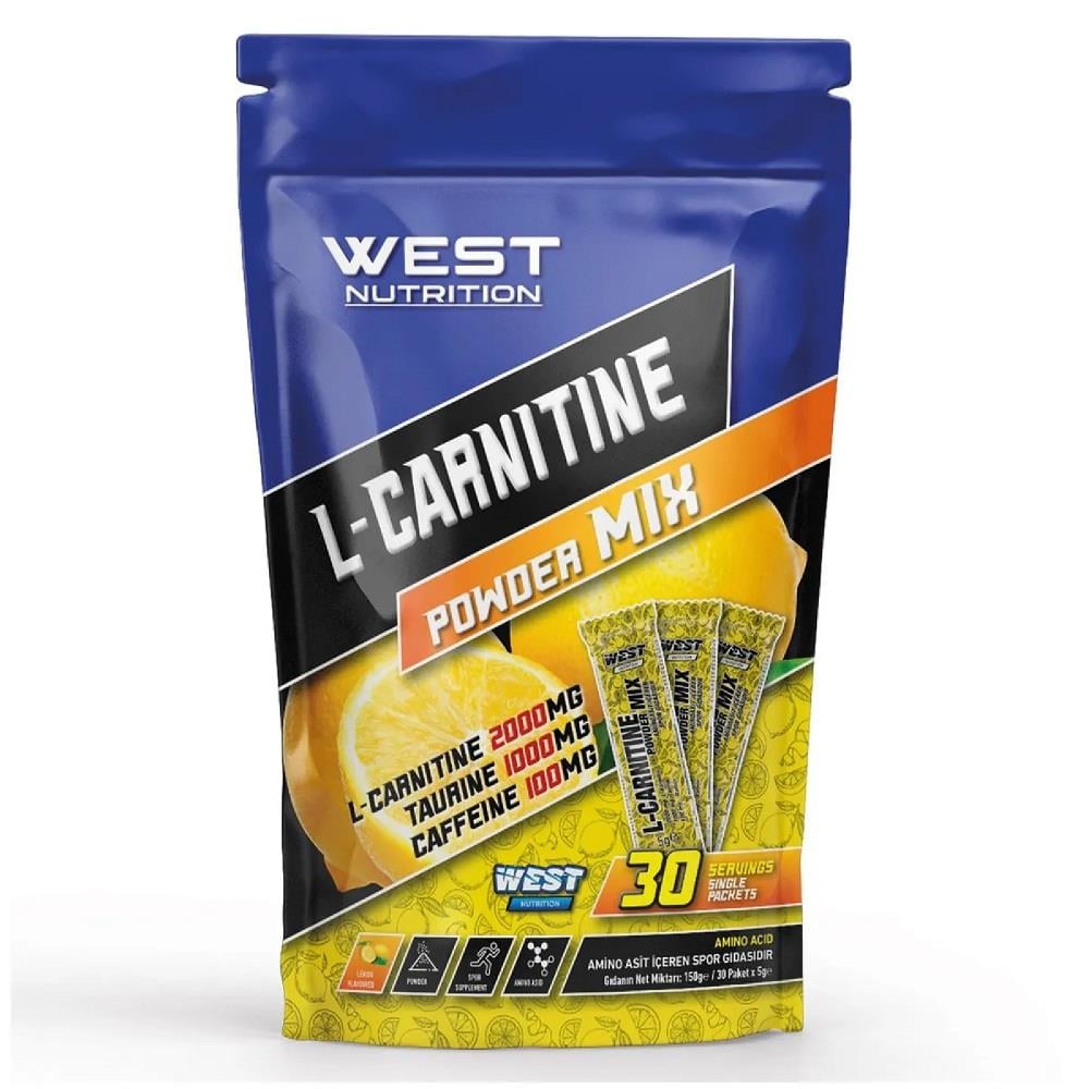 West Nutrition West Nutrition L-Karnitin Toz Limon 30 Saşe
