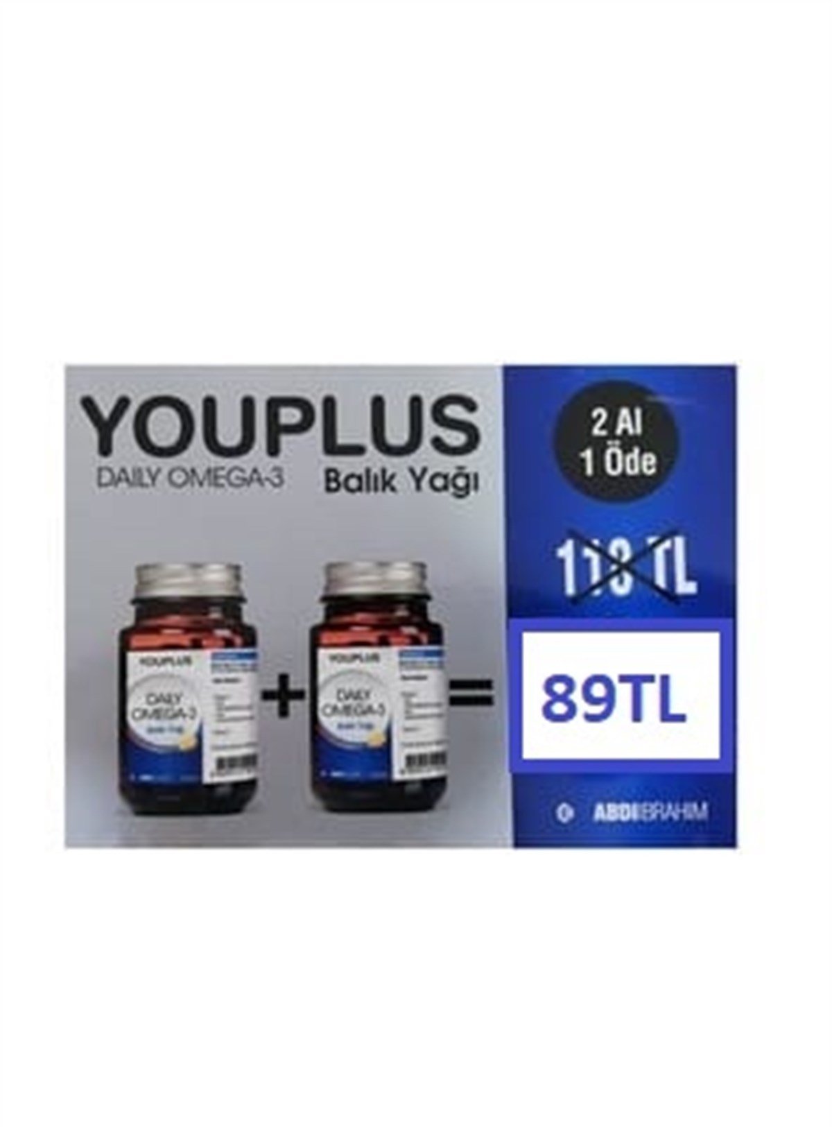 YouPlus YouPlus Daily Omega-3 30 Kapsül - 2 Al 1 Öde Kofre