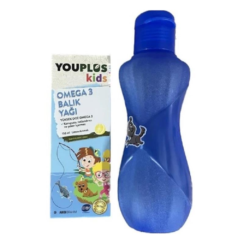 YouPlus Youplus Kids Omega-3 150 ml - Su Matarası Hediyeli