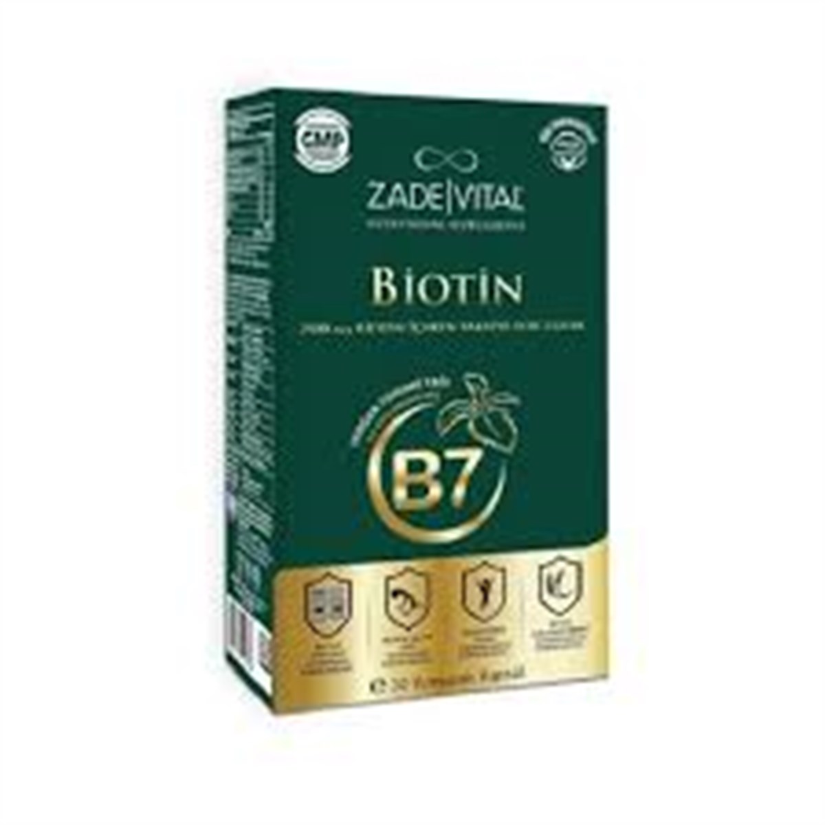 Zade Vital Zade Vital Biotin 2500 Mcg 30 Kapsül