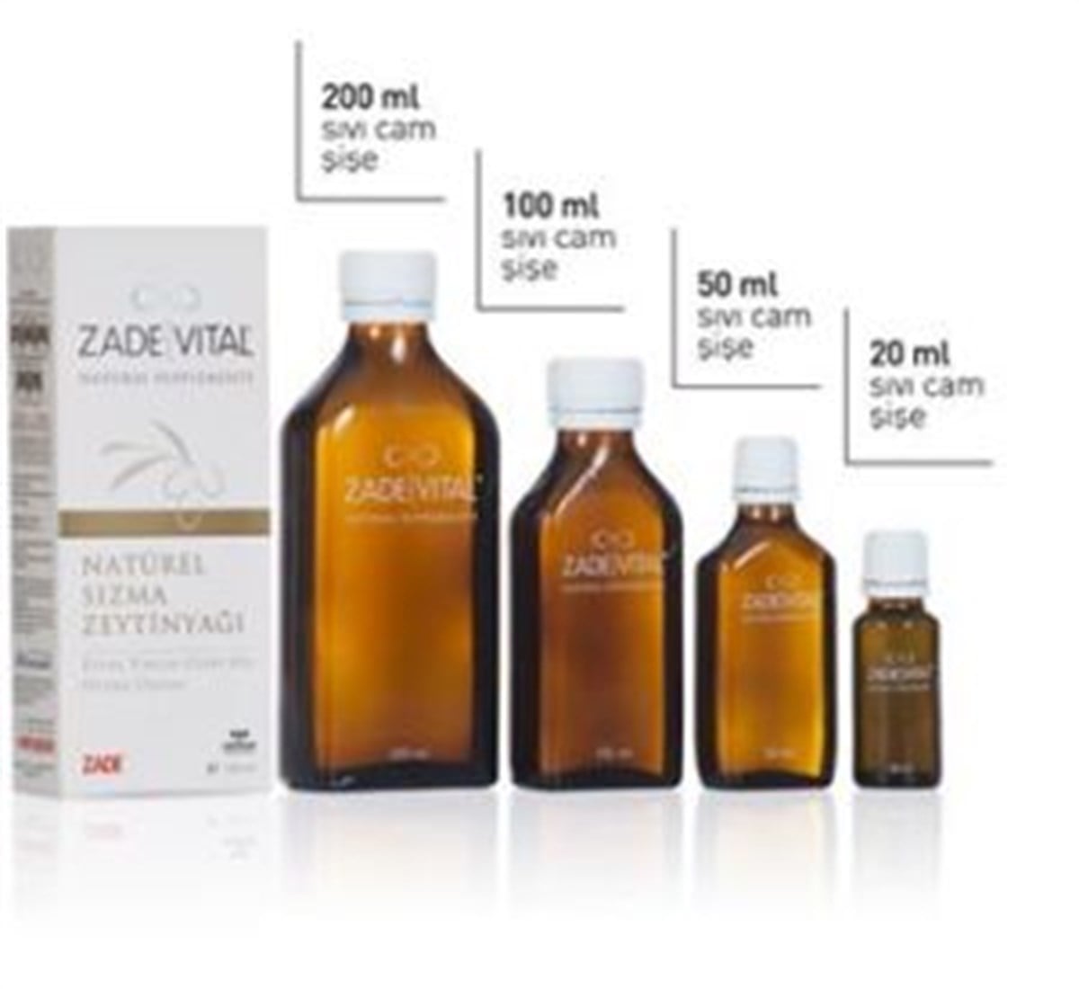 Zade Vital Zade Vital Natürel Sizma Zeytinyaği Sivi Cam Şişe 100 ml