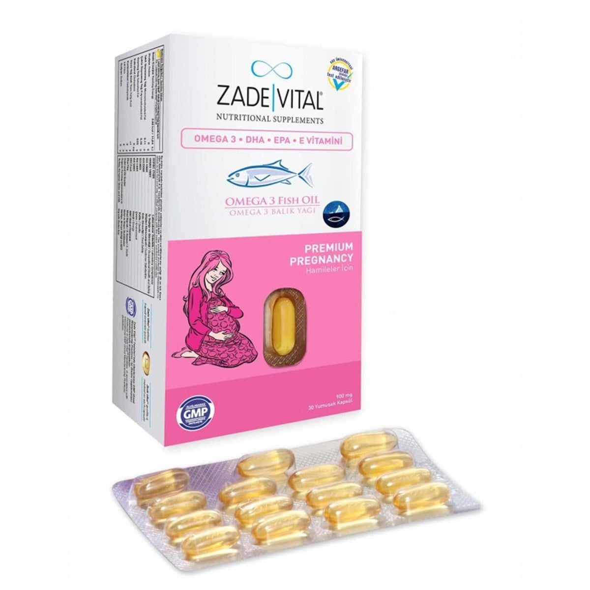 Zade Vital Zade Vital Omega3 Premium Pregnancy 30 Kapsül
