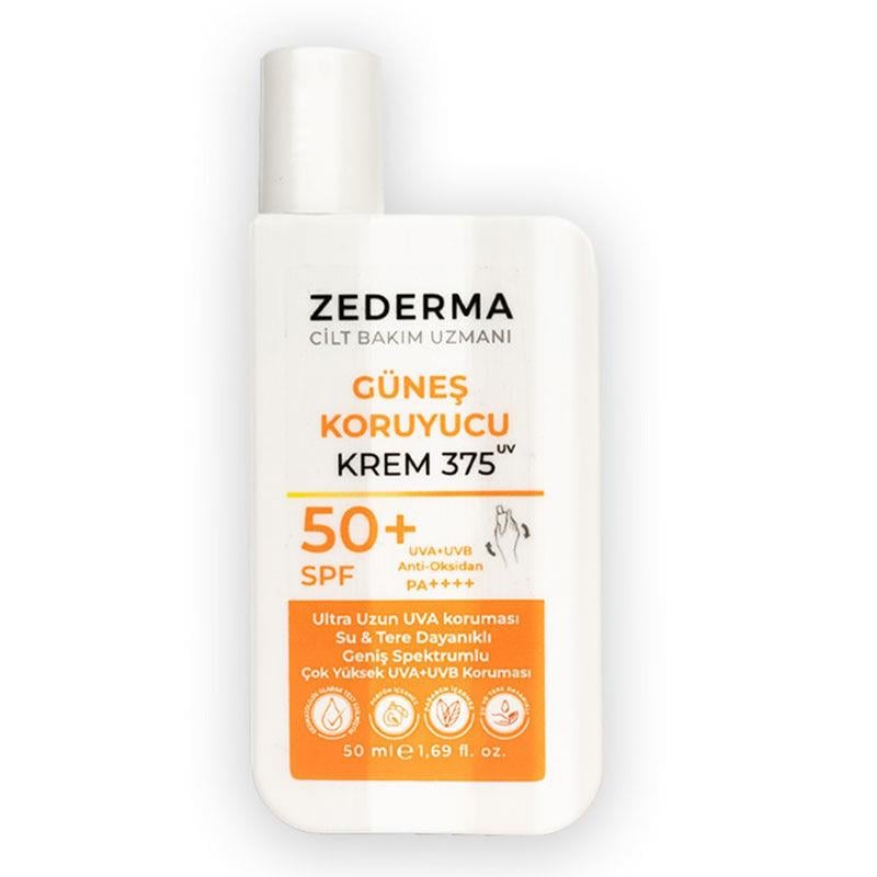 Zederma Zederma Güneş Koruyucu Krem UV375 Ultra Uzun Koruma PA++++ SPF50+ 50 ml