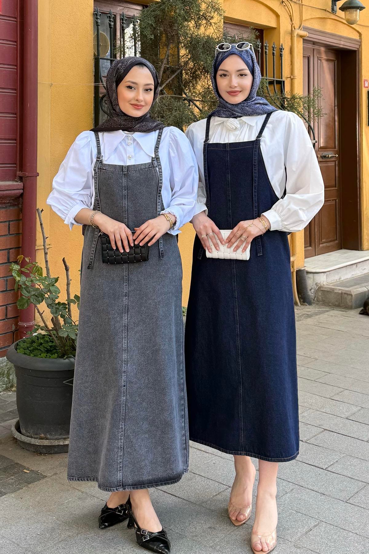 Denim Ayarlanabilir Aski Jile-ANTRASİT