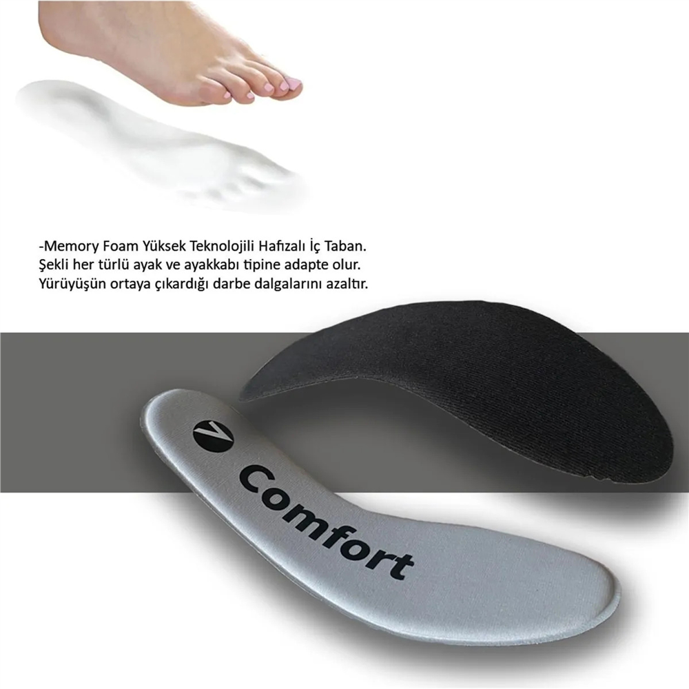ACTIVE TEAM Memory Foam Yumuşak Ayakkabı Tabanlığı, Akıllı Hafızalı Spor Tabanlık, Ayakkabı Iç Tabanı GCM TBN-STANDART
