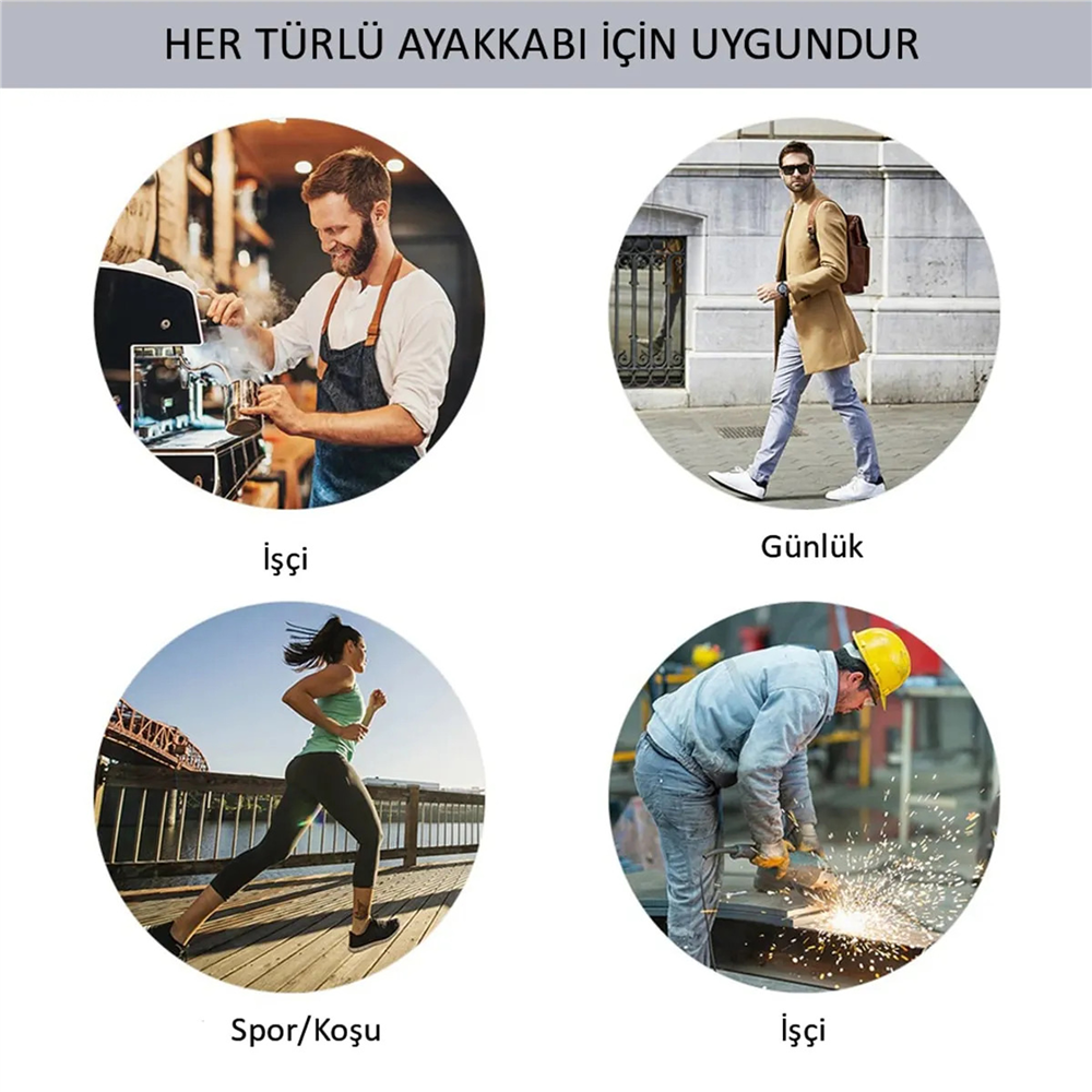 ACTIVE TEAM Memory Foam Yumuşak Ayakkabı Tabanlığı, Akıllı Hafızalı Spor Tabanlık, Ayakkabı Iç Tabanı GCM TBN-STANDART