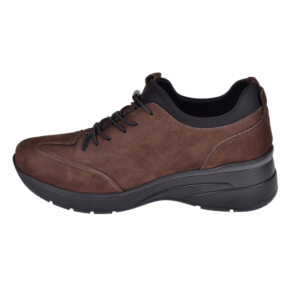 Beety Hakiki Deri Comfort Kadın Ayakkabı BEE-055 KAHVE NUBUK
