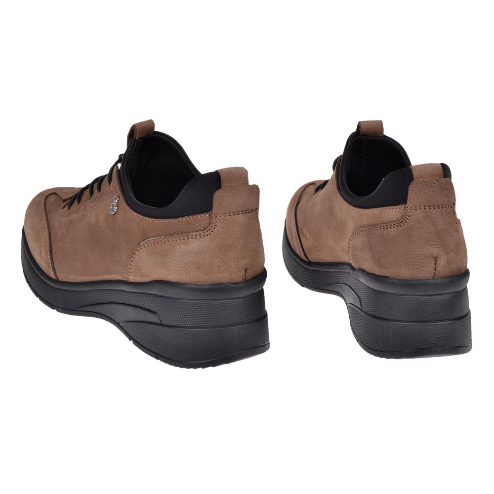Beety Hakiki Deri Comfort Kadın Ayakkabı BEE-055   CEVİZ NUBUK