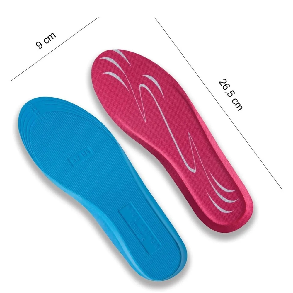 Blue Gel Memory Foam, Darbe Emici, Yumuşak, Kadın Sneaker Tabanlığı 186-MW-