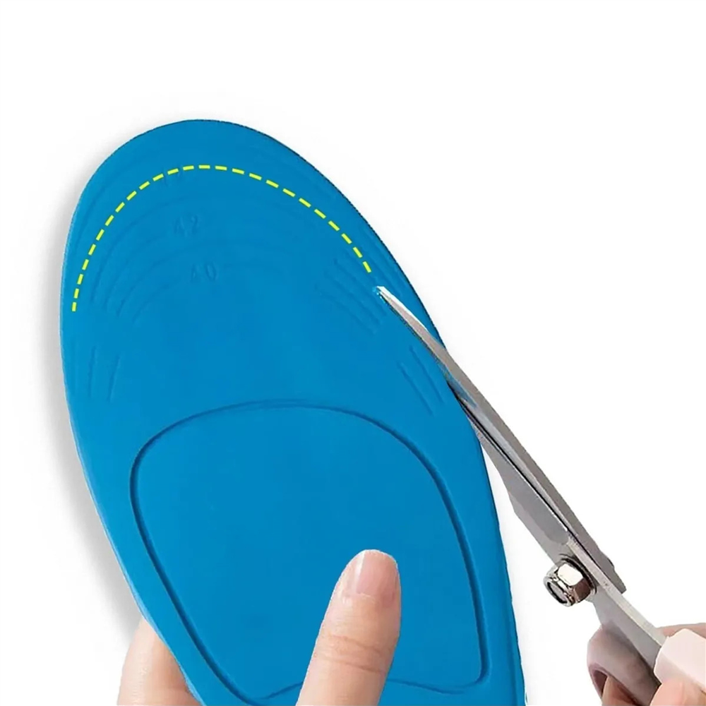 Blue Gel Memory Foam, Masaj Destekli, Darbe Emici Erkek Klasik Ayakkabı İç Tabanı 192-MM-