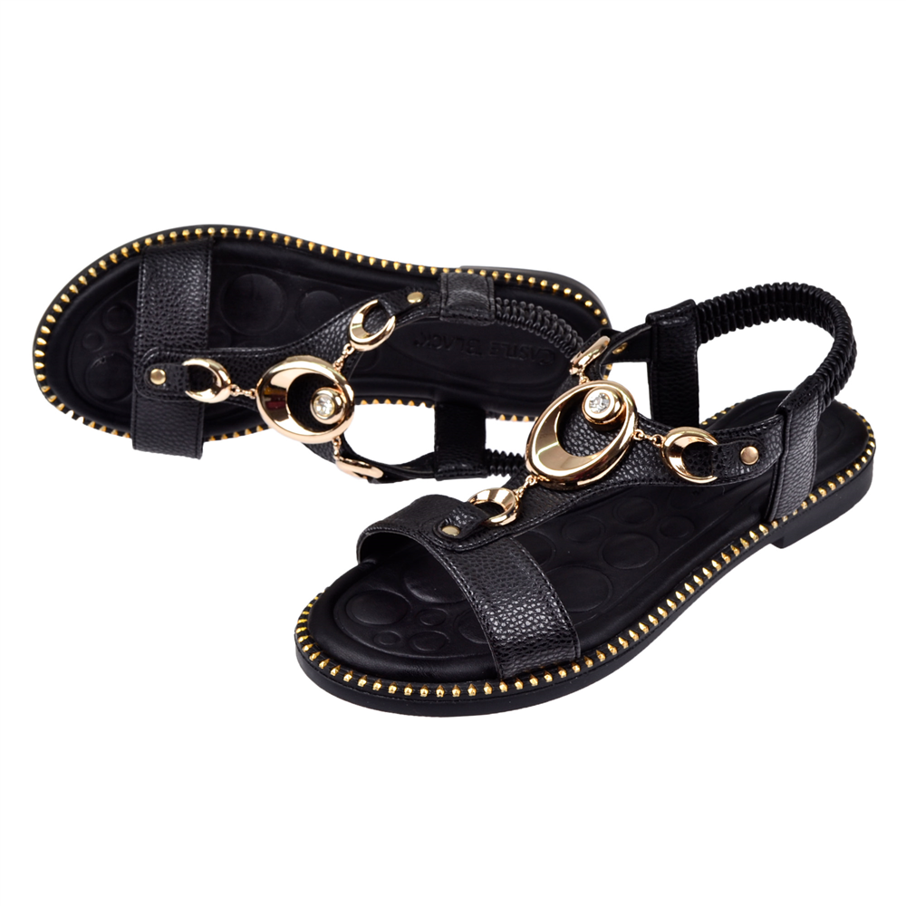 Castle Black Comfort Kadın Sandalet CB-35307 SİYAH