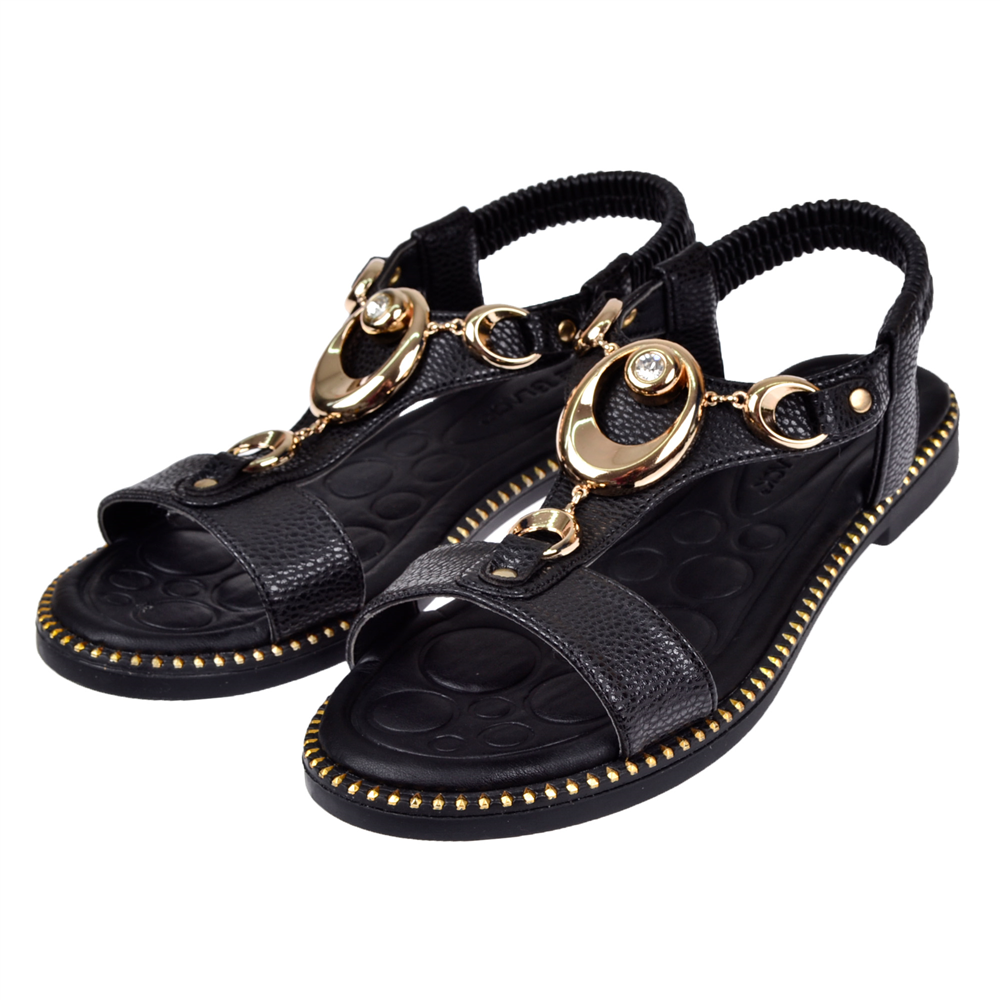Castle Black Comfort Kadın Sandalet CB-35307 SİYAH