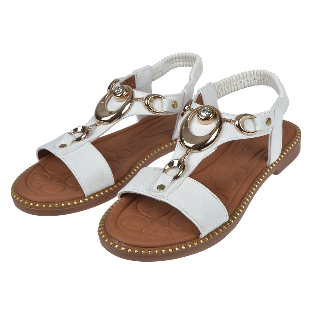 Castle Black Comfort Kadın Sandalet CB-35307   BEYAZ