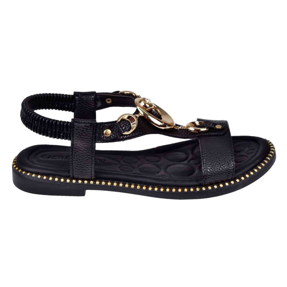 Castle Black Comfort Kadın Sandalet CB-35307 SİYAH