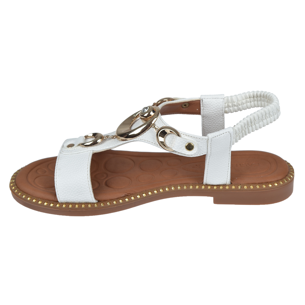 Castle Black Comfort Kadın Sandalet CB-35307   BEYAZ