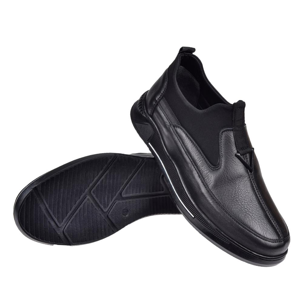 Castle Black Hakiki Deri Comfort Erkek Ayakkabı SK-71170   SİYAH