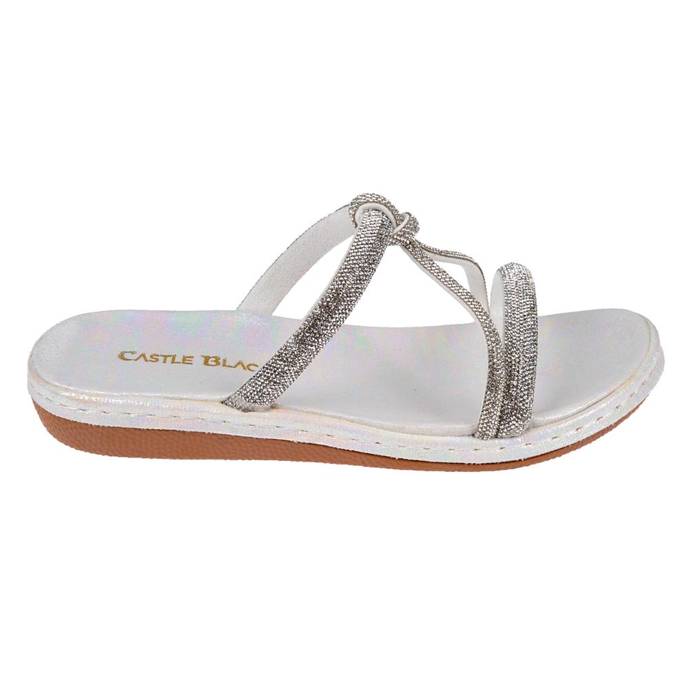 Castle Black Taş Detaylı Comfort Kadın Terlik CB-35302   SEDEF