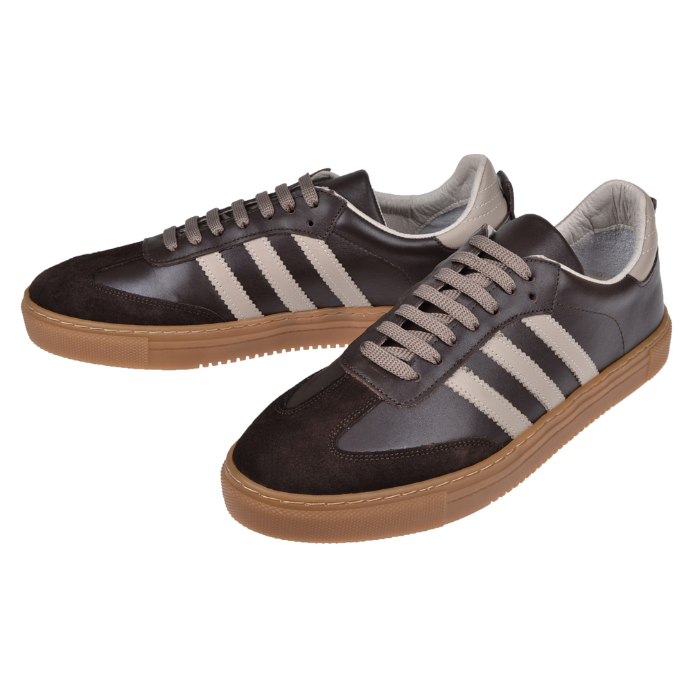Floor Hakiki Deri Erkek Spor Ayakkabı Sneaker MAK-3030M KAHVE