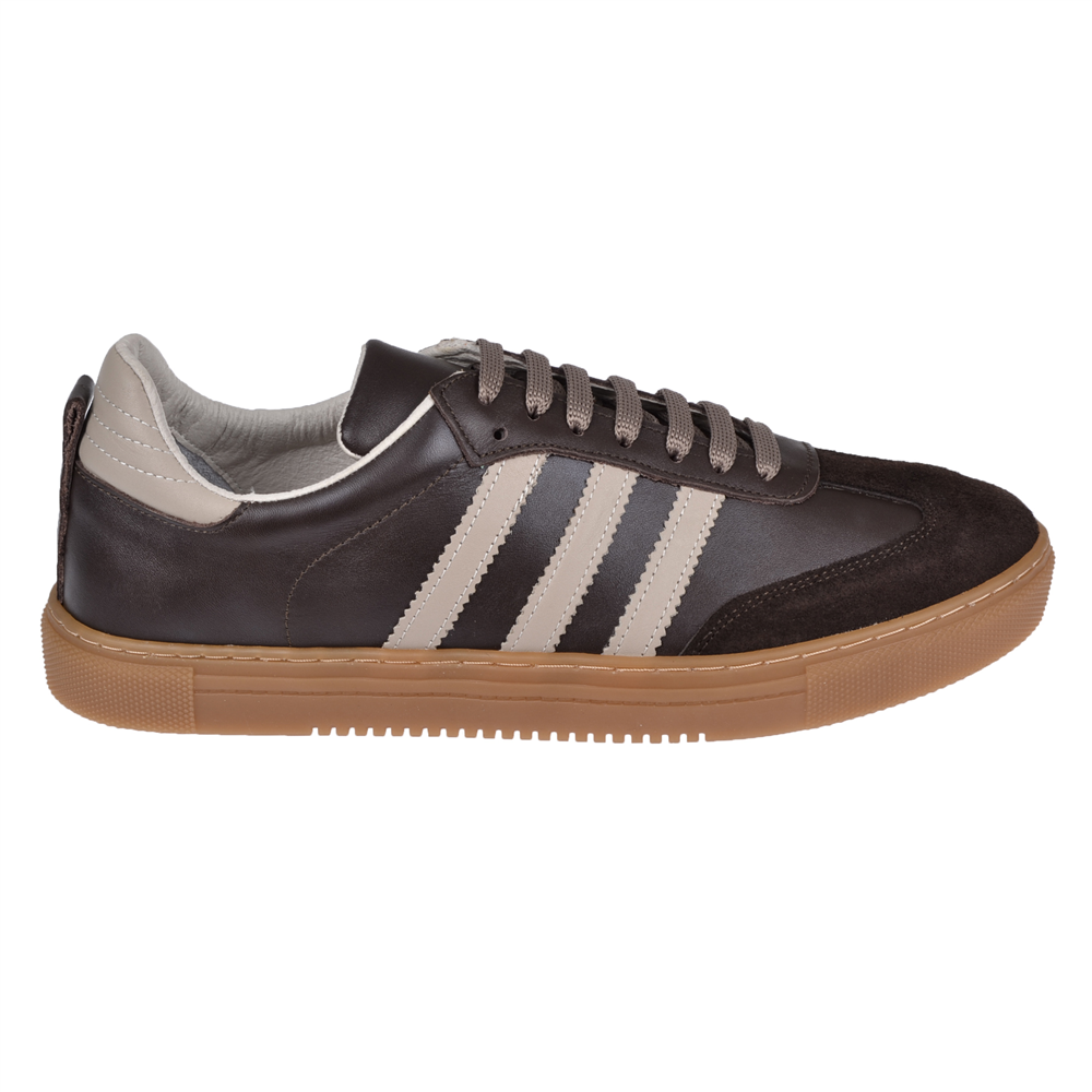 Floor Hakiki Deri Erkek Spor Ayakkabı Sneaker MAK-3030M KAHVE