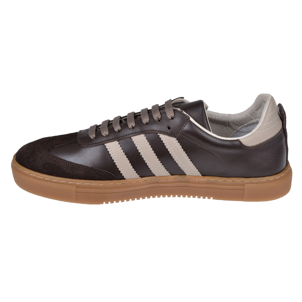 Floor Hakiki Deri Erkek Spor Ayakkabı Sneaker MAK-3030M KAHVE