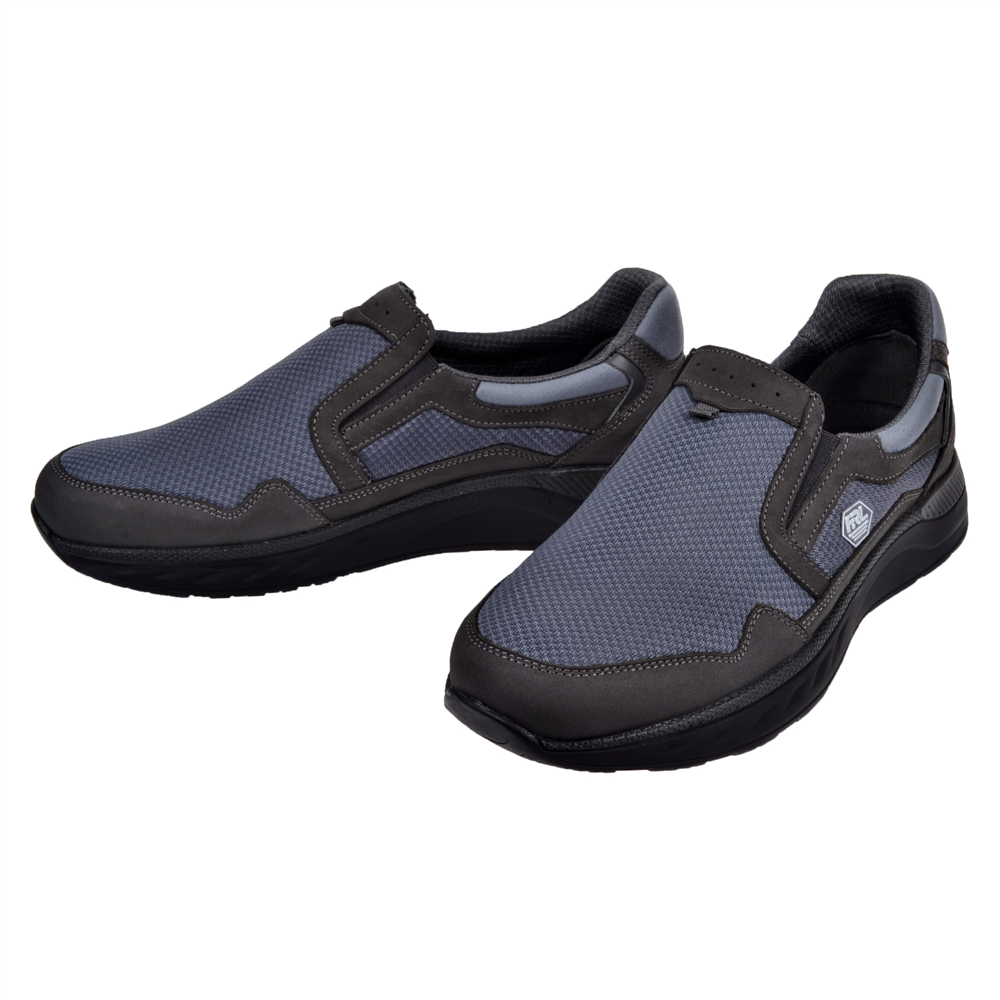 Forelli Comfort Üzeri File Erkek Spor Ayakkabı FOR-46005 FÜME