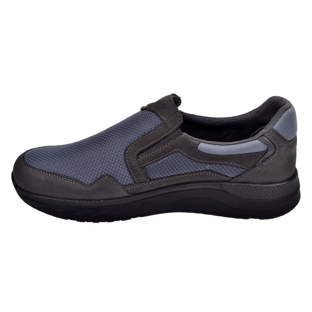 Forelli Comfort Üzeri File Erkek Spor Ayakkabı FOR-46005 FÜME