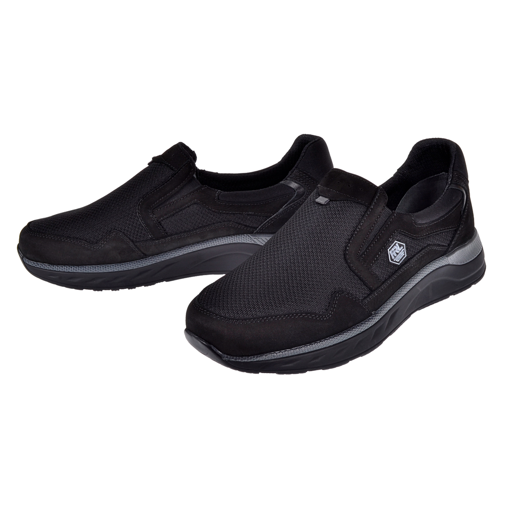 Forelli Comfort Üzeri File Erkek Spor Ayakkabı FOR-46005 SİYAH