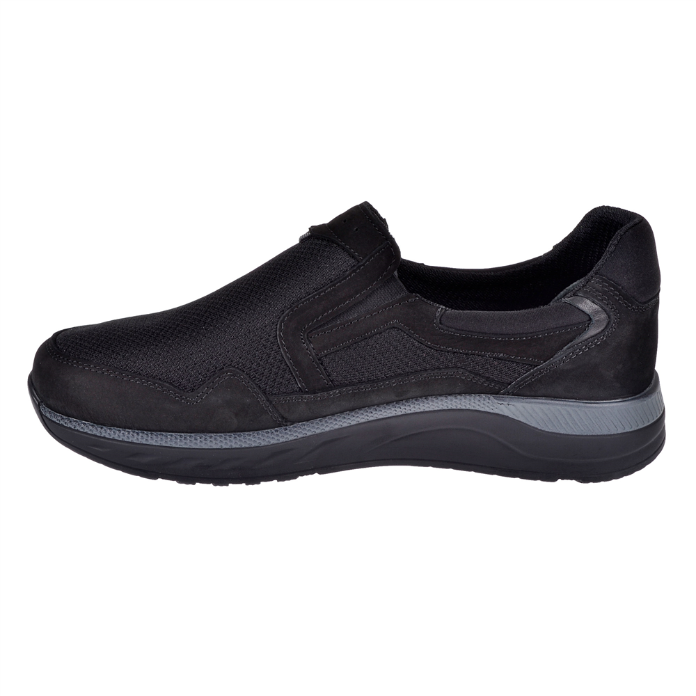 Forelli Comfort Üzeri File Erkek Spor Ayakkabı FOR-46005 SİYAH