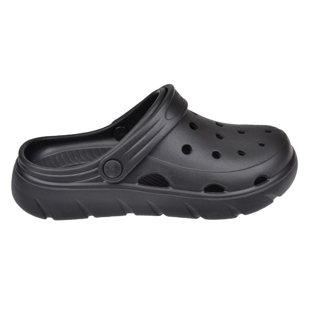 Forelli Eva Burnu Kapalı Unisex Terlik FOR-FLY-G   SİYAH SİYAH