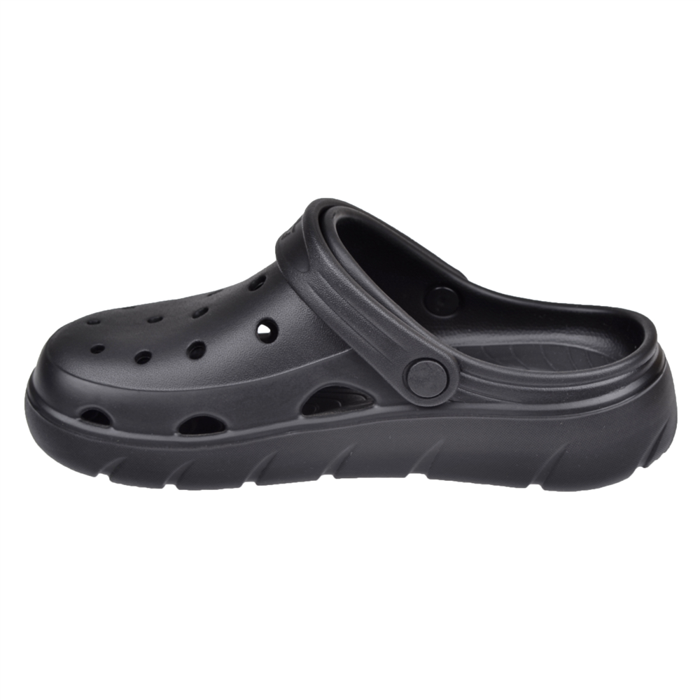 Forelli Eva Burnu Kapalı Unisex Terlik FOR-FLY-G   SİYAH SİYAH