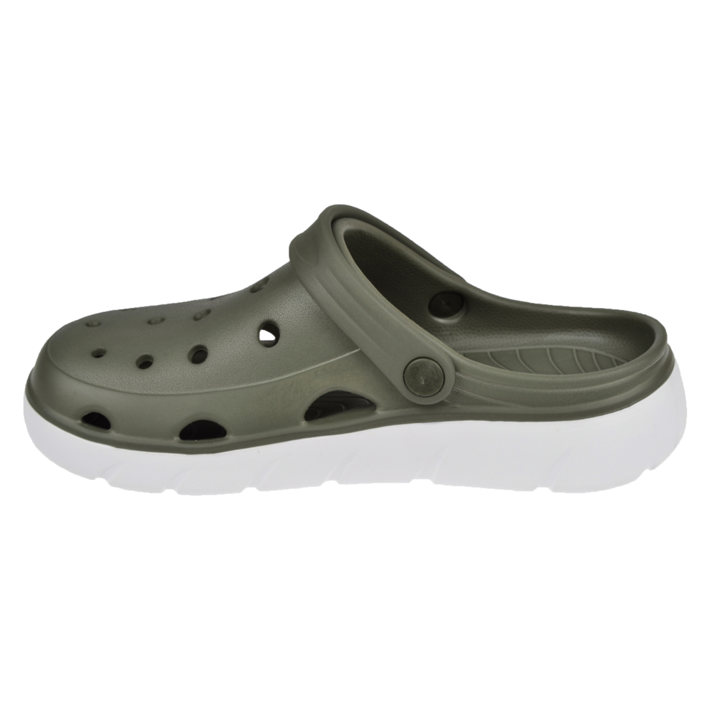 Forelli Eva Burnu Kapalı Unisex Terlik FOR-FLY-G   HAKİ